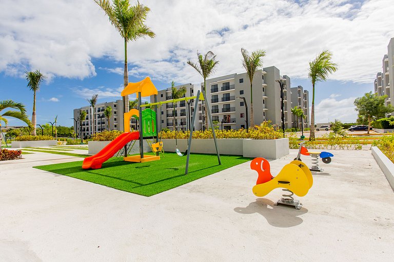 Moderno 2 habitaciones con piscina y elevador