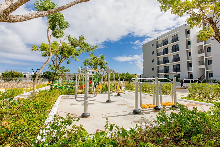 Moderno 2 habitaciones con piscina y elevador