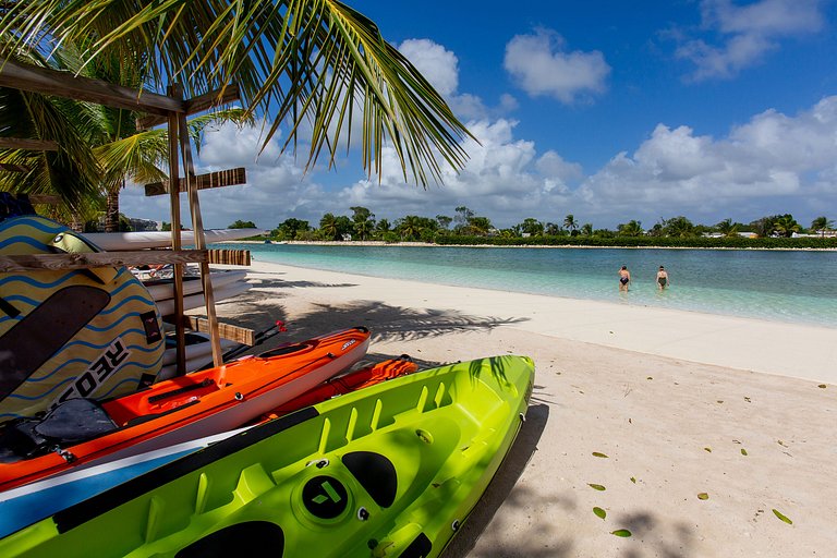 1 habitación, piscina, gimnasio y playa artificial