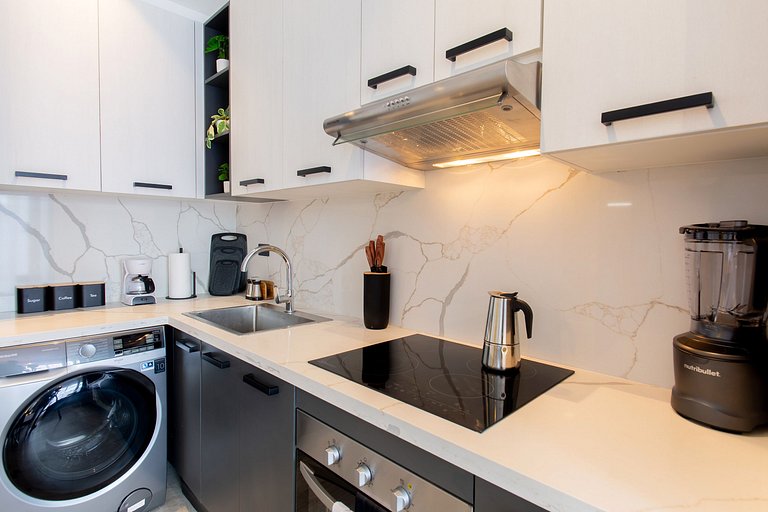 1 dormitorio piscina, gimnasio y playa artificial