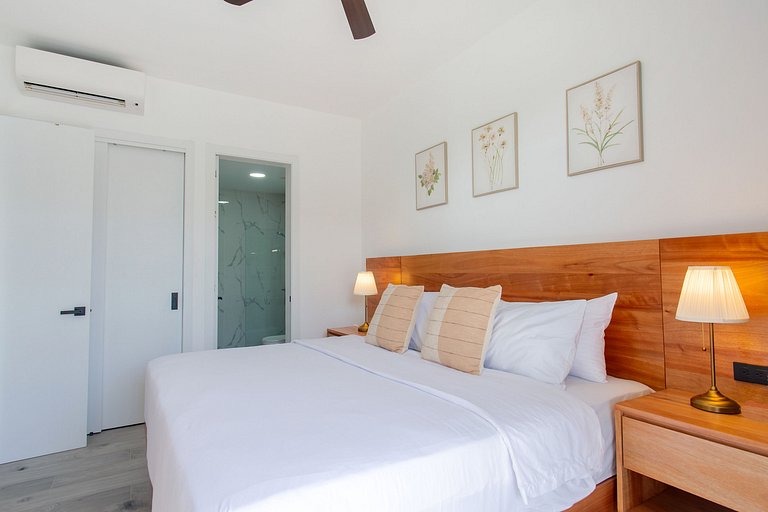 Exclusivo 1BR piscina, gym y playa artificial