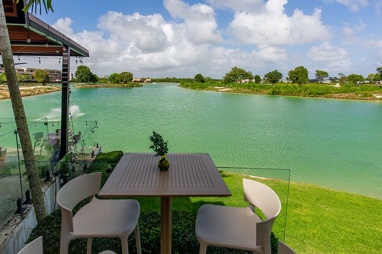 1BR, exclusivo, piscinas, gym y playa artificial