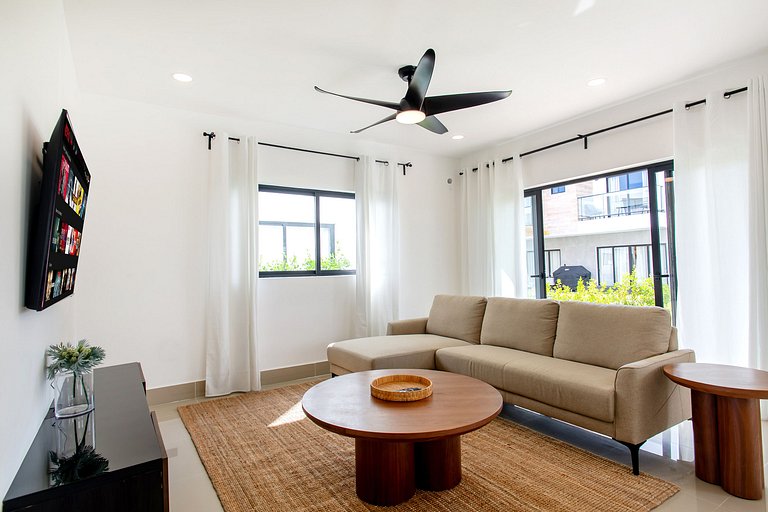 Villa de tres habitaciones con piscina privada