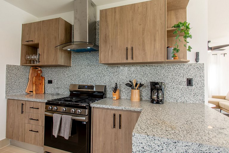 Villa de tres habitaciones con piscina privada