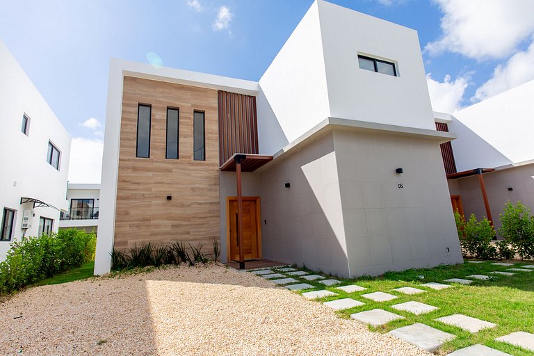 Villa de tres habitaciones con piscina privada