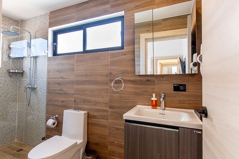 Villa de tres habitaciones con piscina privada