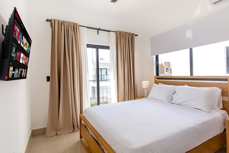 Villa de tres habitaciones con piscina privada