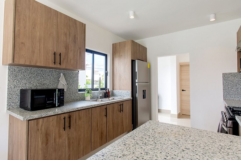 Villa de tres habitaciones con piscina privada