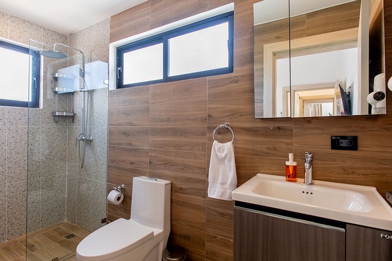 Villa de tres habitaciones con piscina privada