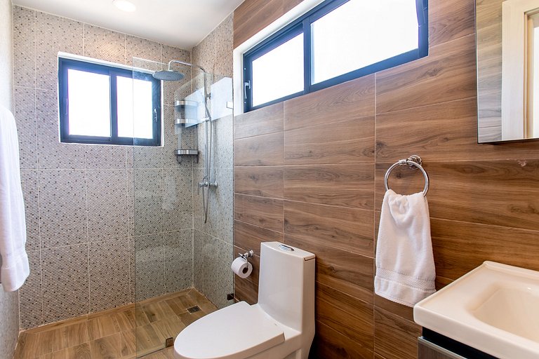 Villa de tres habitaciones con piscina privada