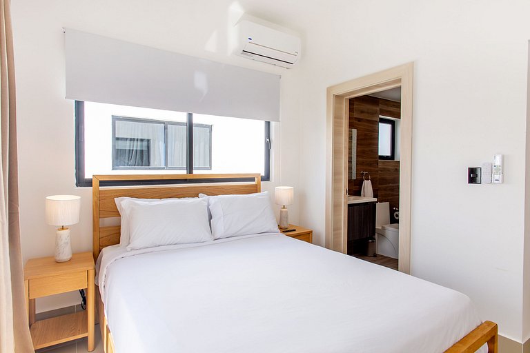 Villa de tres habitaciones con piscina privada