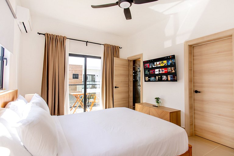 Villa de tres habitaciones con piscina privada