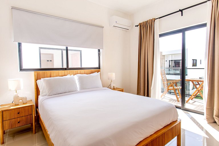 Villa de tres habitaciones con piscina privada