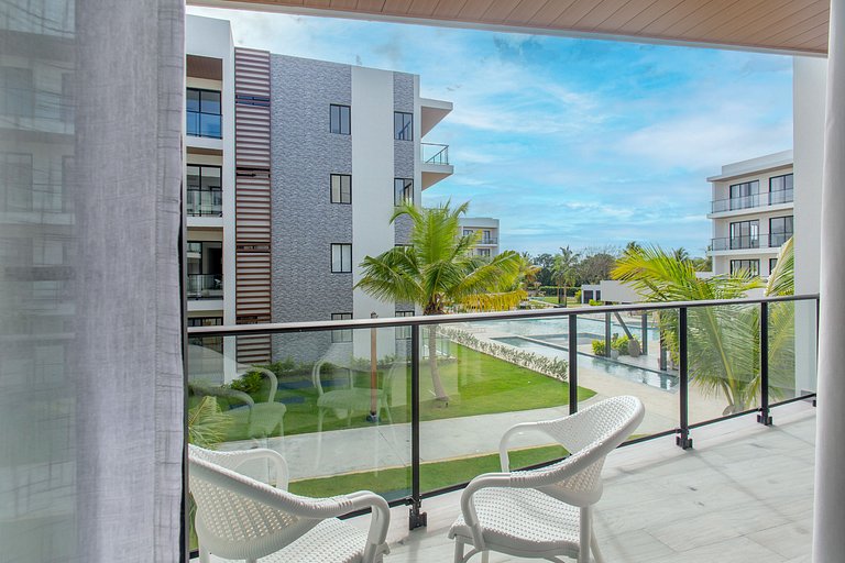 2 Habitaciones con vista a la piscina