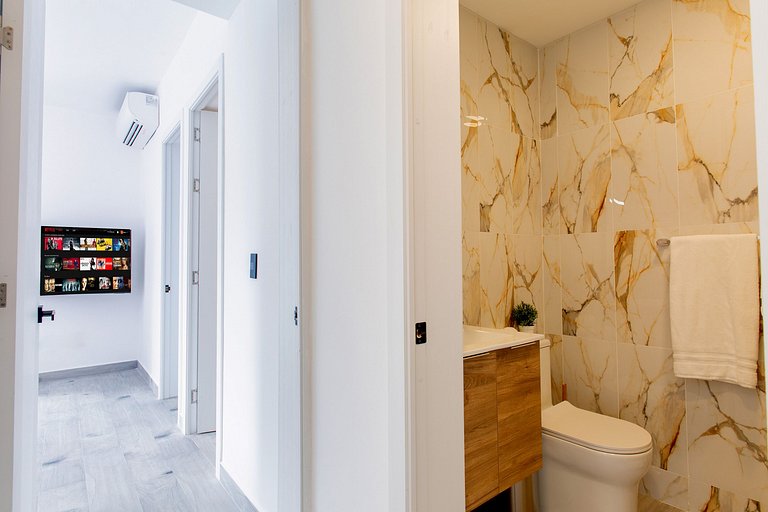 2 Habitaciones con vista a la piscina