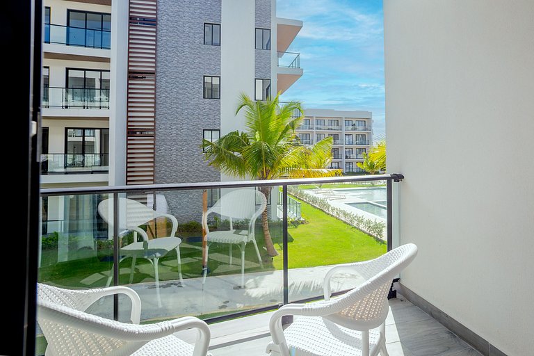 2 Habitaciones con vista a la piscina