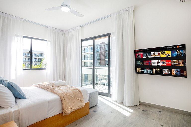 2 Habitaciones con vista a la piscina