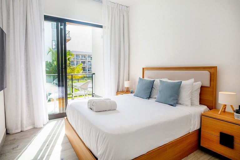 2 Habitaciones con vista a la piscina