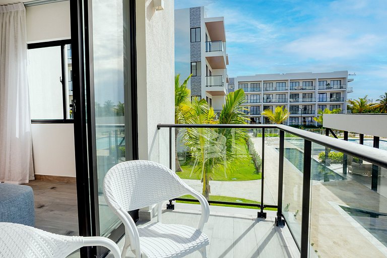 2 Habitaciones con vista a la piscina