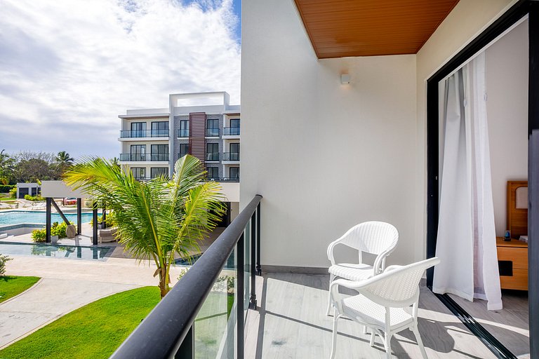 2 Habitaciones con vista a la piscina