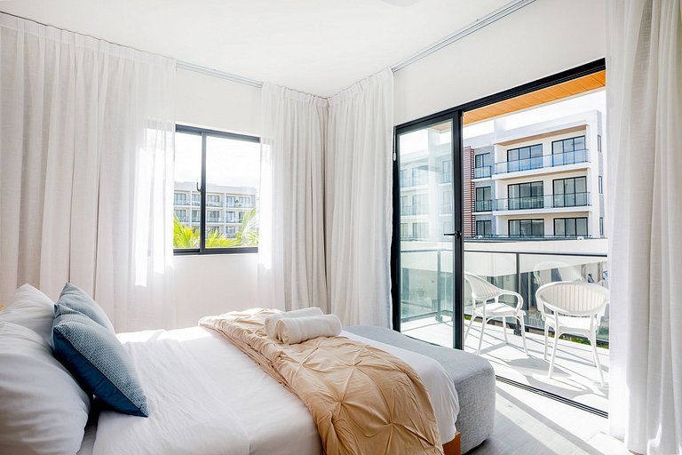 2 Habitaciones con vista a la piscina