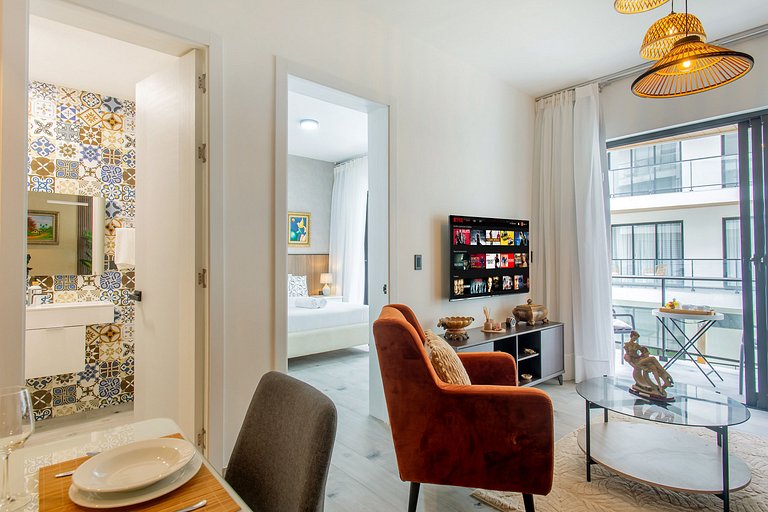 Apartamento 1 habitación piscina playa artificial