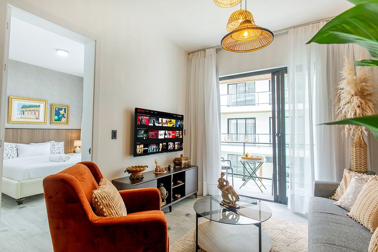 Apartamento 1 habitación piscina playa artificial