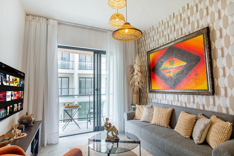 Apartamento 1 habitación piscina playa artificial