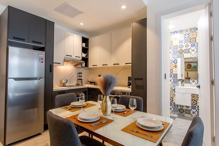 Apartamento 1 habitación piscina playa artificial