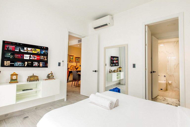 Apartamento 1 habitación piscina playa artificial