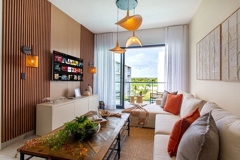 2 Habitaciones con vista a la piscina y gimnasio