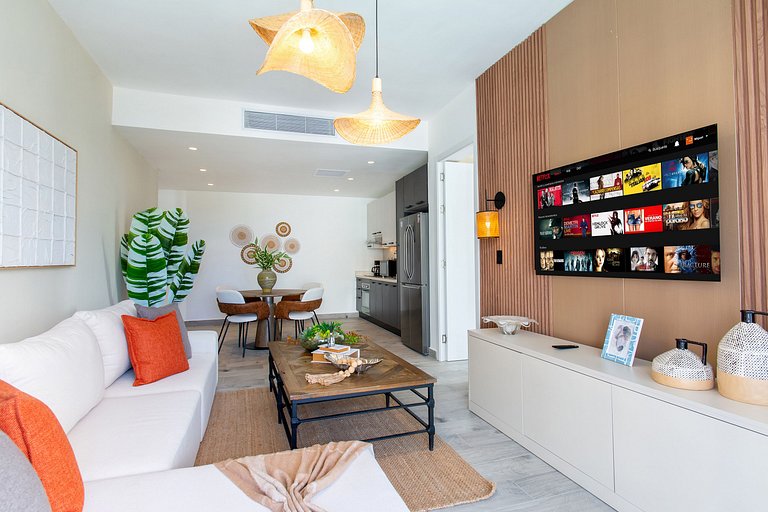 2 Habitaciones con vista a la piscina y gimnasio