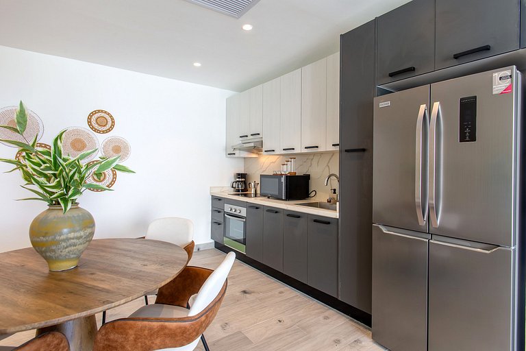 2 Habitaciones con vista a la piscina y gimnasio