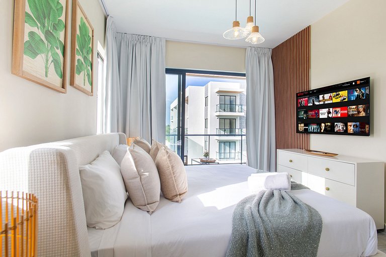 2 Habitaciones con vista a la piscina y gimnasio