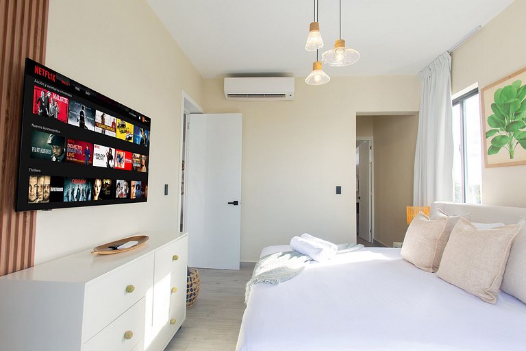 2 Habitaciones con vista a la piscina y gimnasio