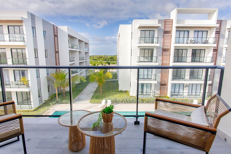 2 Habitaciones con vista a la piscina y gimnasio