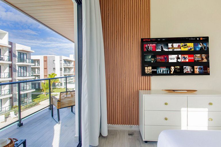 2 Habitaciones con vista a la piscina y gimnasio