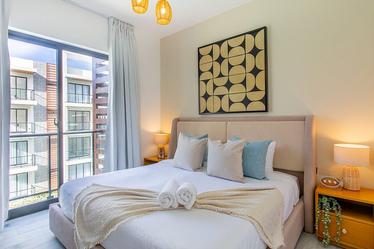 2 Habitaciones con vista a la piscina y gimnasio