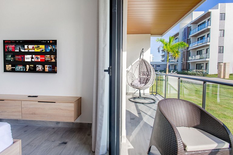 2 habitaciones primer piso, piscina y gimnasio