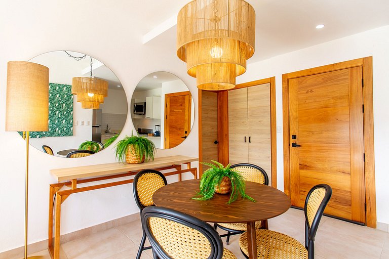 Apartamento con piscina, gimnasio y acceso a playa