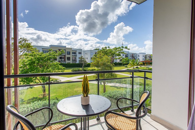 Apartamento con piscina, gimnasio y acceso a playa