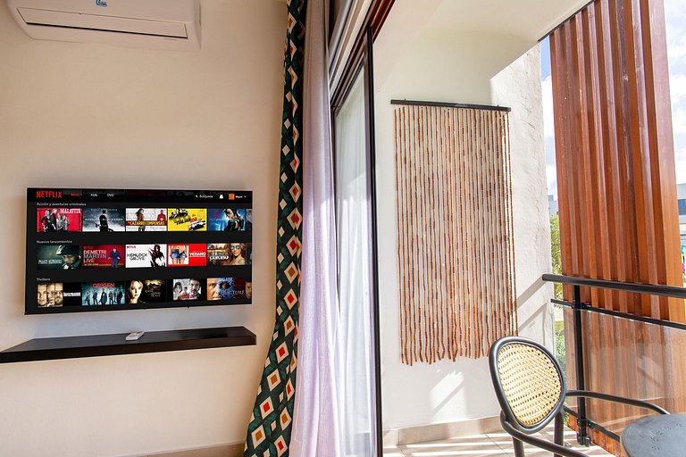 Apartamento con piscina, gimnasio y acceso a playa