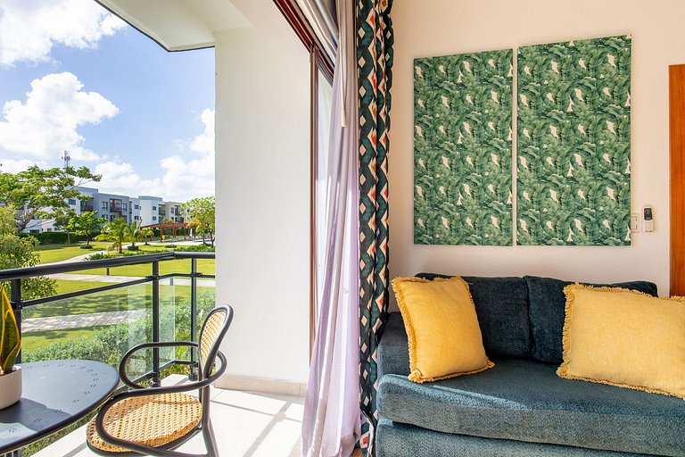 Apartamento con piscina, gimnasio y acceso a playa