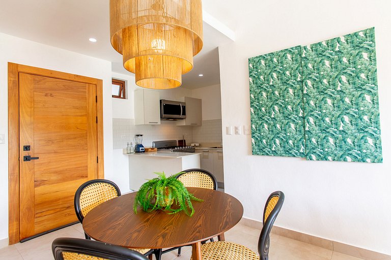 Apartamento con piscina, gimnasio y acceso a playa