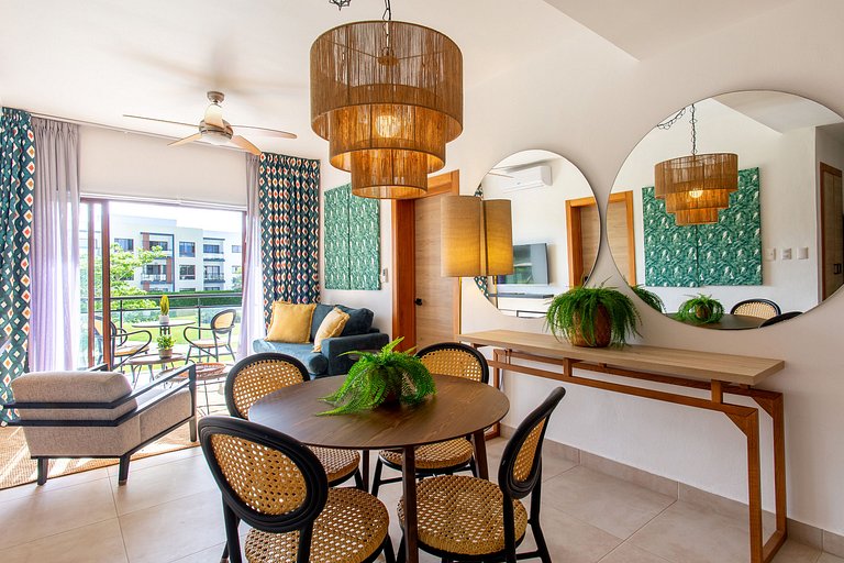 Apartamento con piscina, gimnasio y acceso a playa
