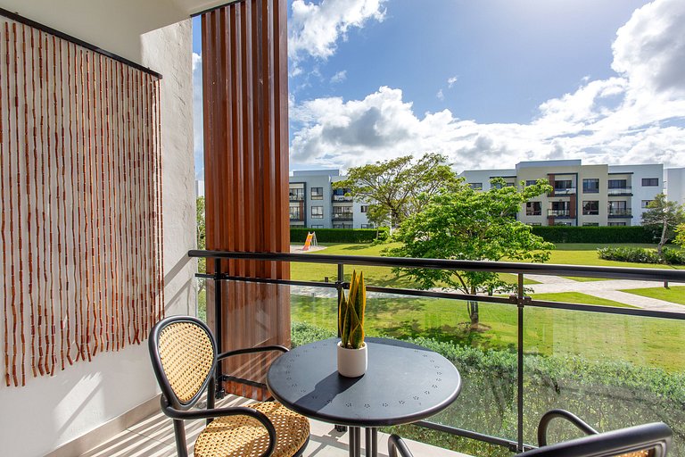 Apartamento con piscina, gimnasio y acceso a playa