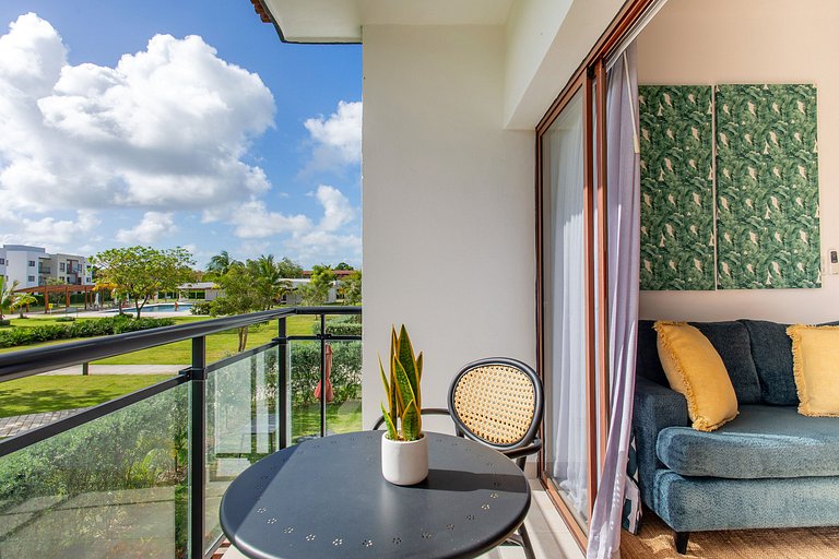Apartamento con piscina, gimnasio y acceso a playa