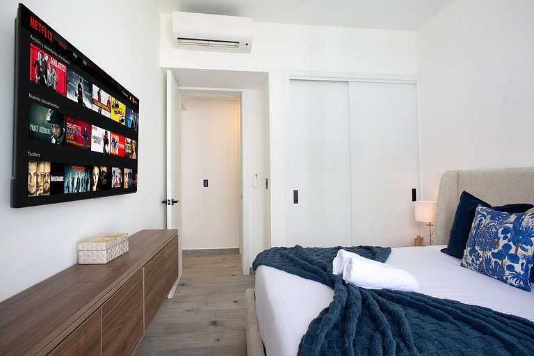 2 habitaciones, piscinas, jacuzzi, gimnasio
