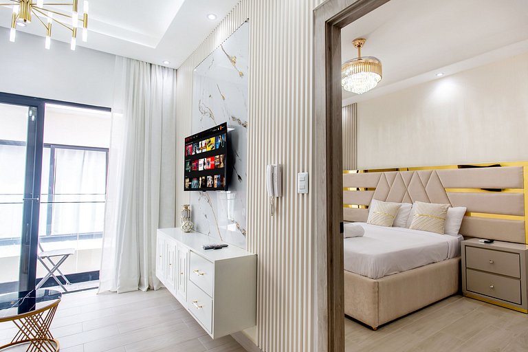 Elegante 1BR en Vistacana piscina gymnasio