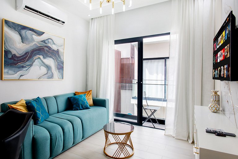 Elegante 1BR en Vistacana piscina gymnasio